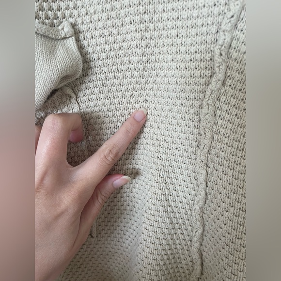 Free People Beach Ryleigh Oversized Sweater Romper Size Small - Picture 2 of 8